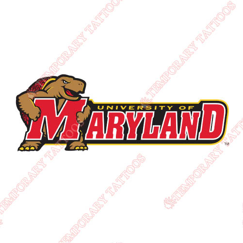 Maryland Terrapins Customize Temporary Tattoos Stickers NO.4998